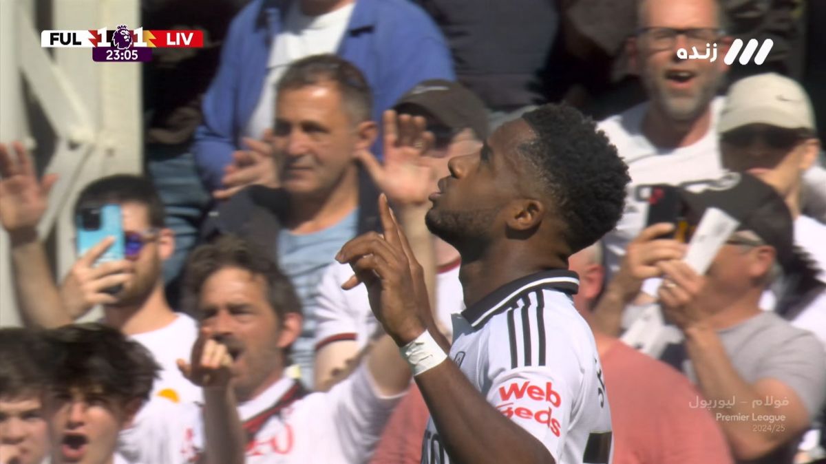 گل اول فولام به لیورپول (رایان سسنیون)