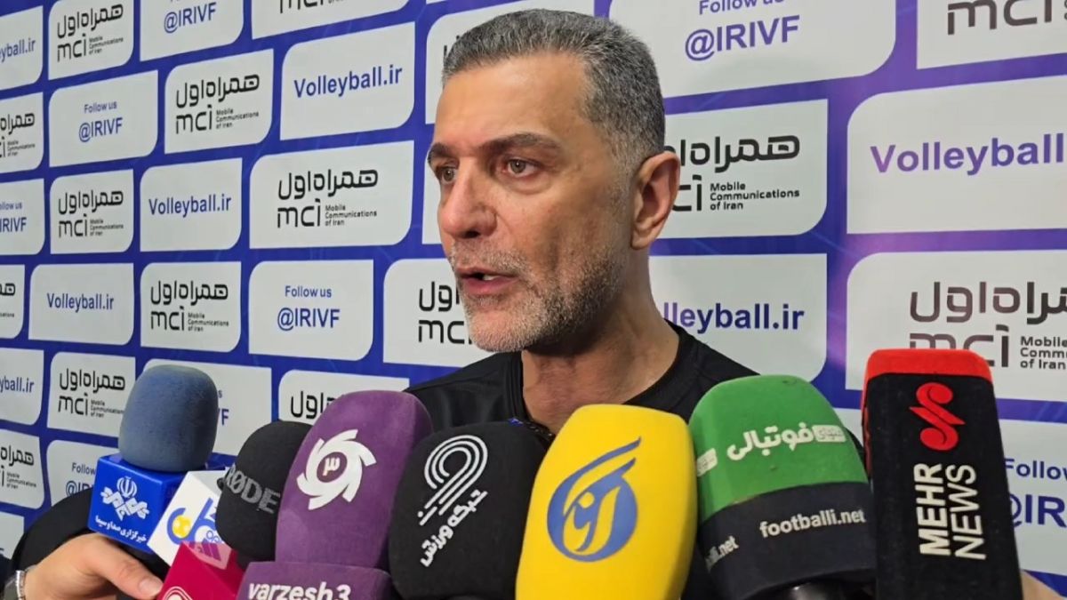 صحبت های بهروز عطایی سرمربی فولاد سیرجان پس از اولین فینال لیگ برتر والیبال مقابل شهداب