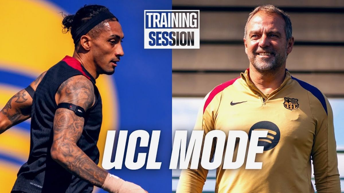 تمرین بارسلونا پس از شایعه درگیری رافینیا و فلیک/ بازگشت تراشتگن