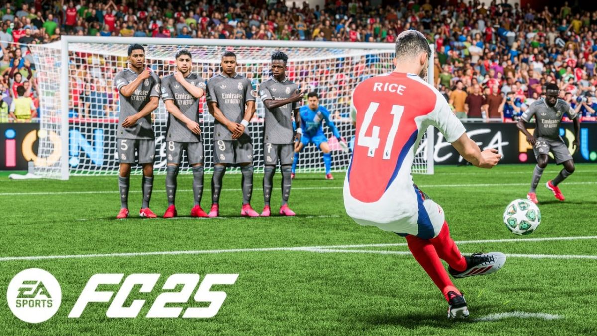 شبیه سازی دو سوپرگل دکلان رایس به رئال مادرید با فیفا 25