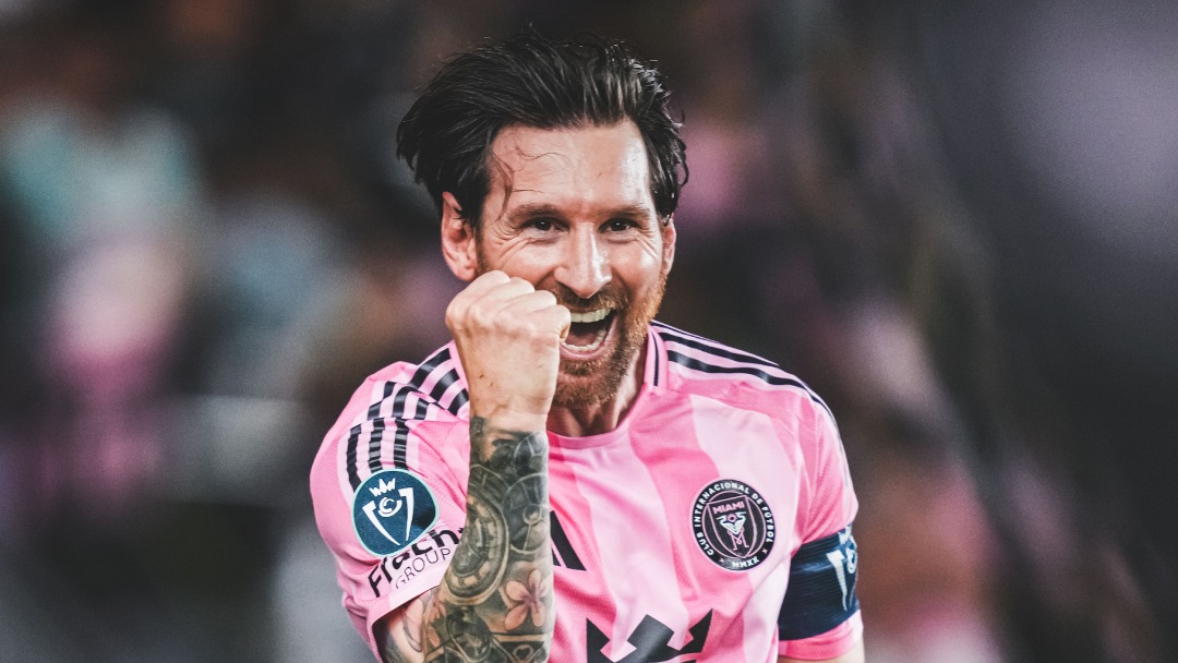 گل اول اینتر میامی به لس آنجلس اف سی (سوپرگل لیونل مسی)