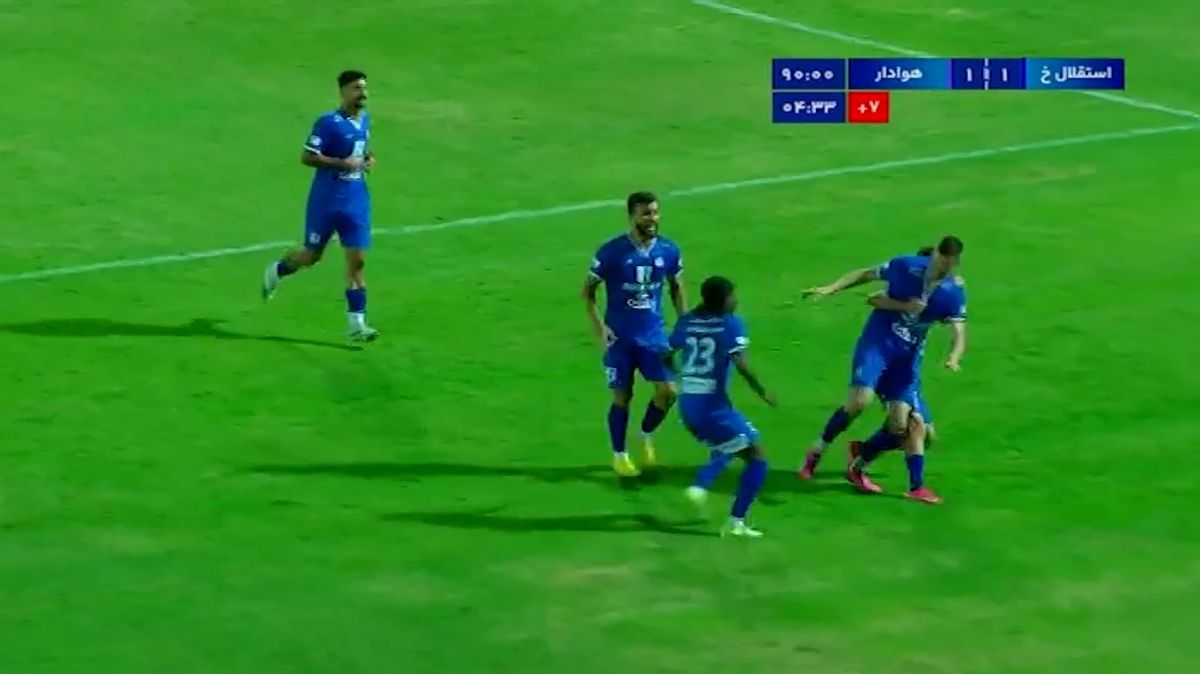 گل اول استقلال خوزستان به هوادار (کاینا نونس)