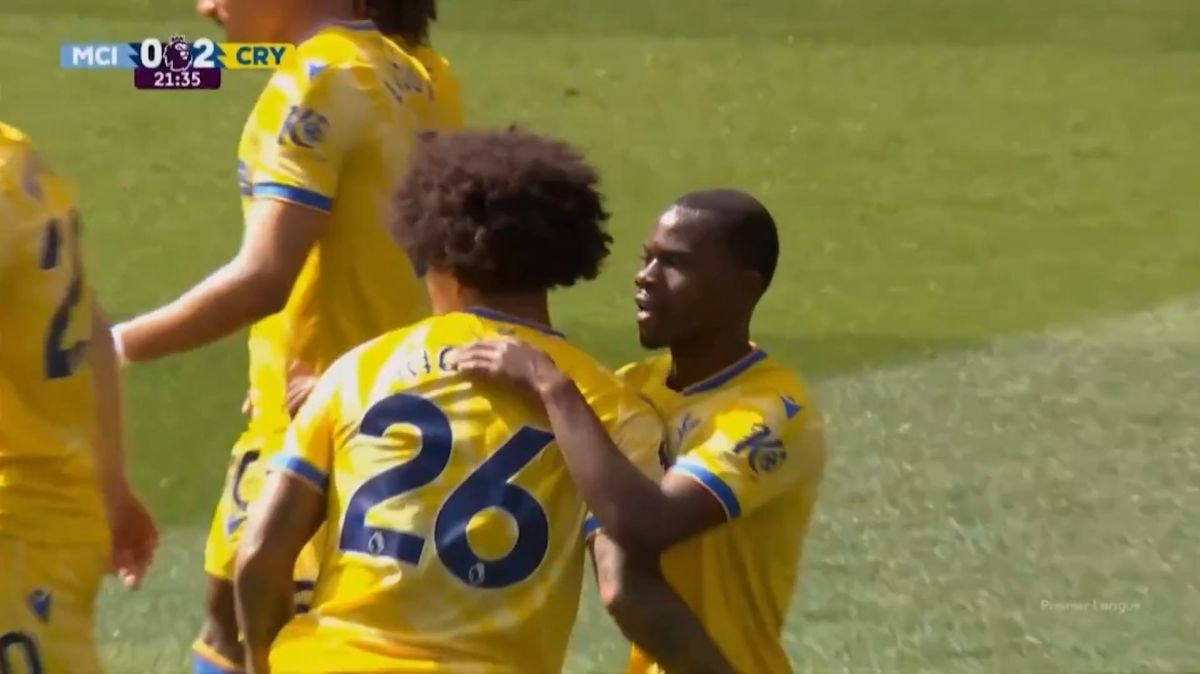 گل دوم کریستال پالاس به منچسترسیتی (کریس ریچاردز)