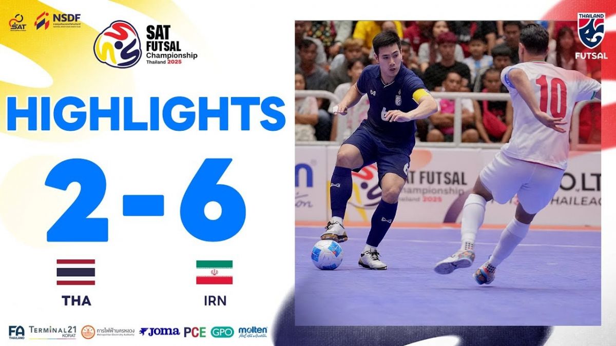 خلاصه بازی فوتسال ایران 6-2 تایلند