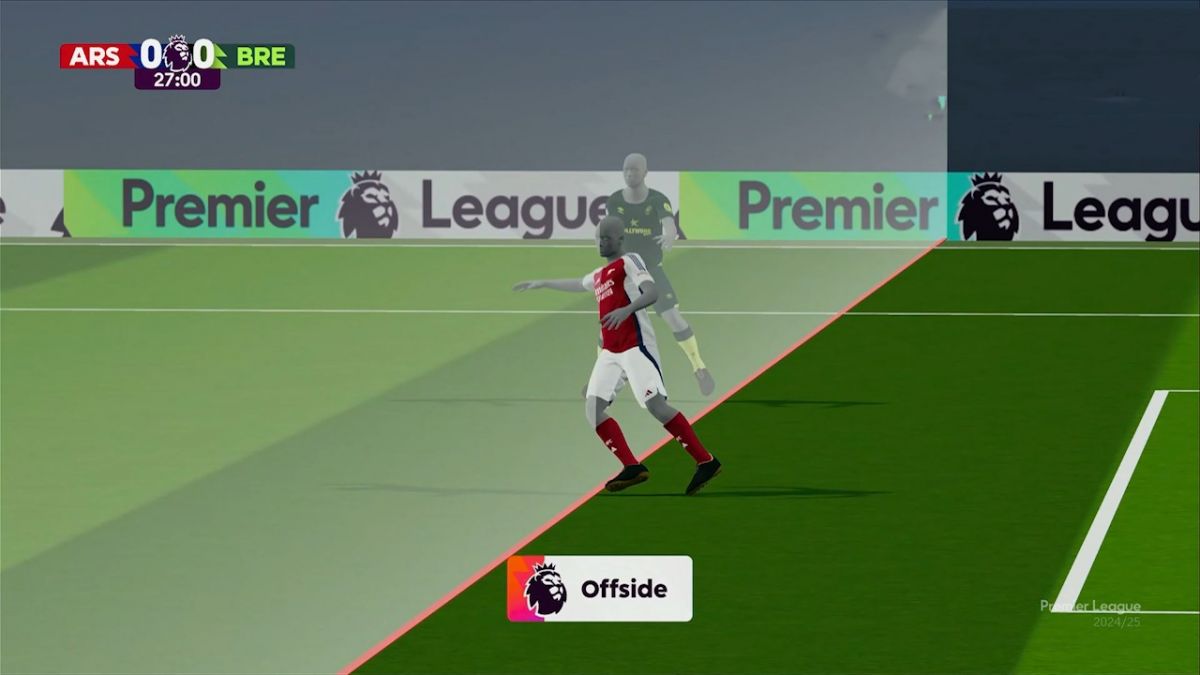 گل مردود آرسنال مقابل برنتفورد به دلیل آفساید