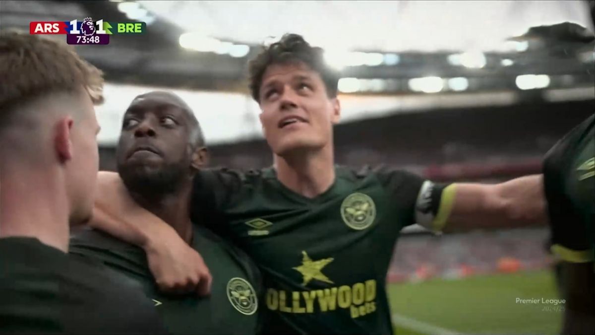 گل اول برنتفورد به آرسنال (یوان ویسا)