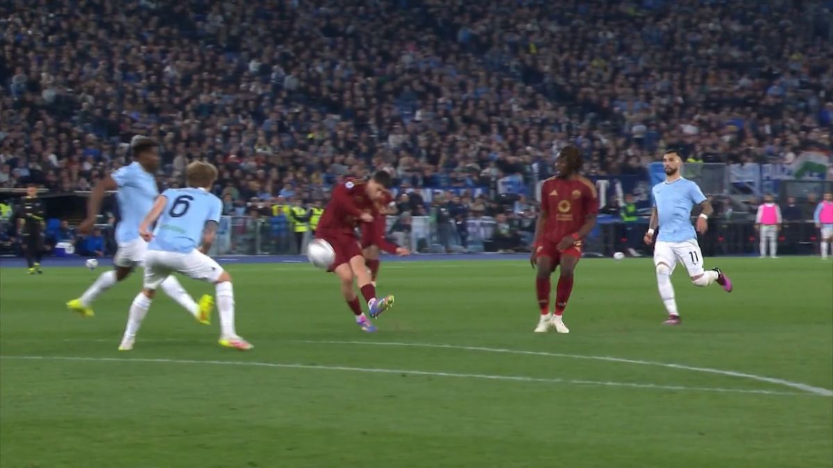 گل اول رم به لاتزیو (سوپرگل ماتیاس سوله)