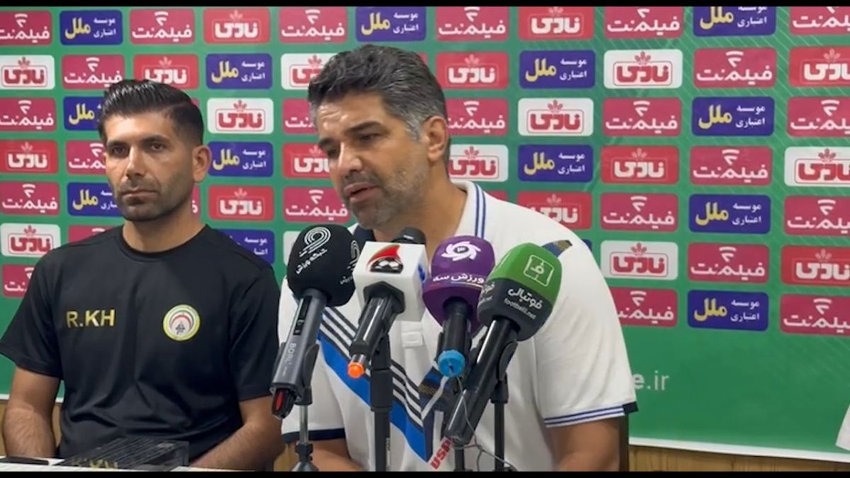 نشست خبری بعد از بازی نیروی زمینی - فجرسپاسی