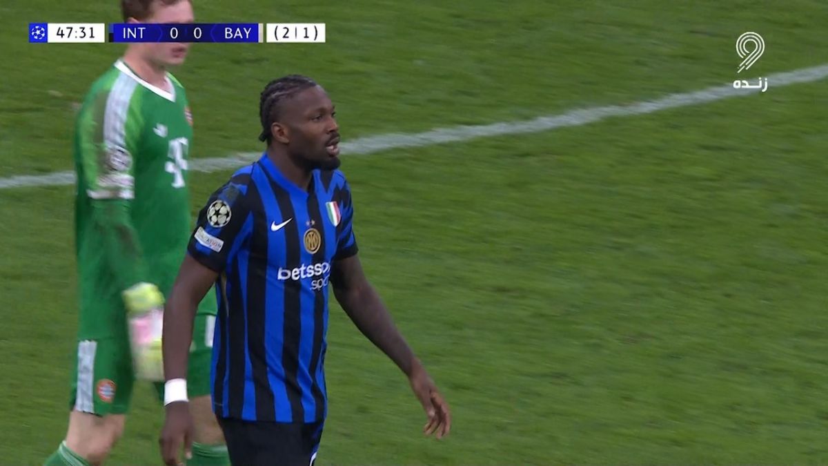 سرنگونی مارکوس تورام در محوطه جریمه بایرن مونیخ