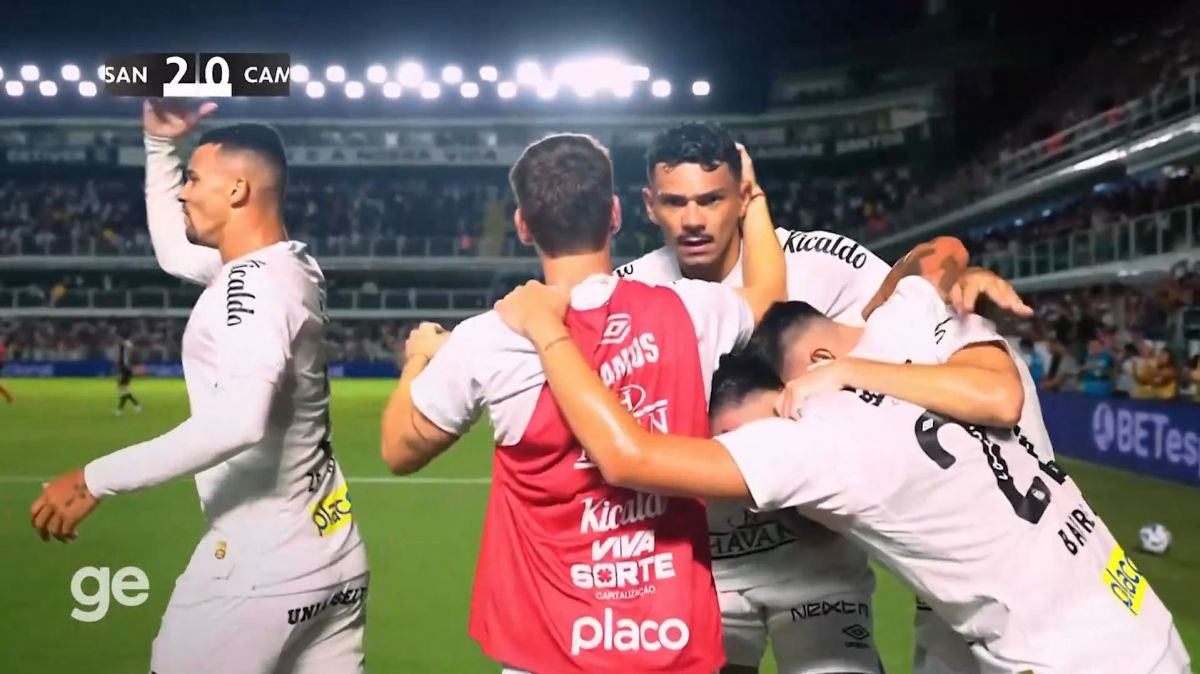 گل‌های بازی سانتوس 2-0 اتلتیکو مینیرو
