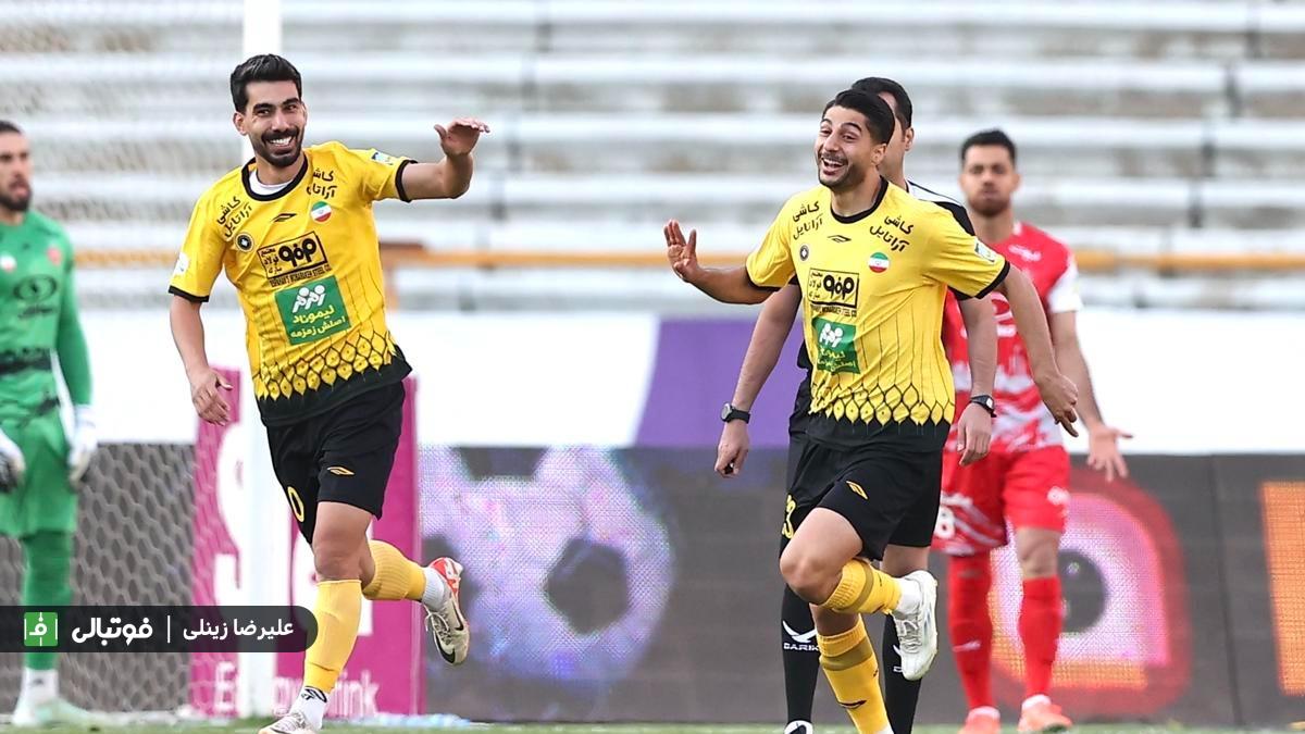 پرسپولیس صفر - سپاهان دو| خداحافظی رسمی قرمزها با همه جامهای فصل
