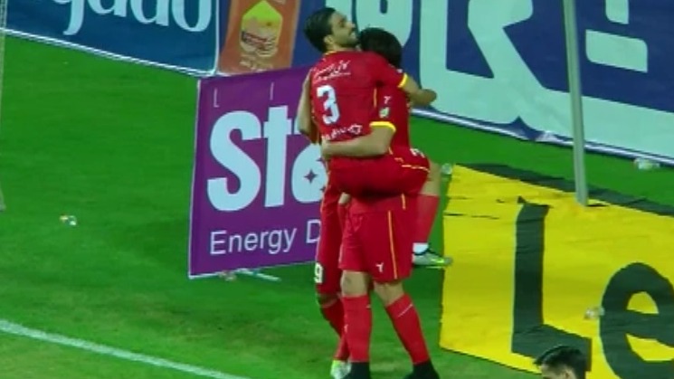 گل اول فولاد خوزستان به شمس آذر (گل به خودی ربیع زاده)