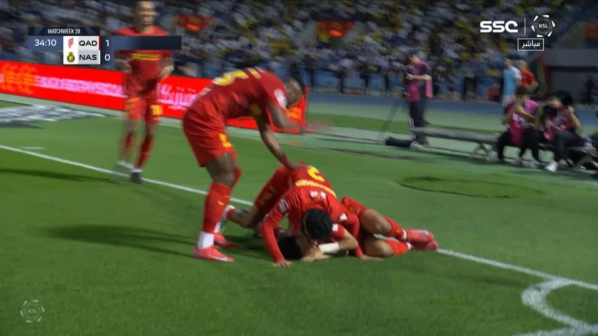 گل اول القادسیه عربستان به النصر (العمار)