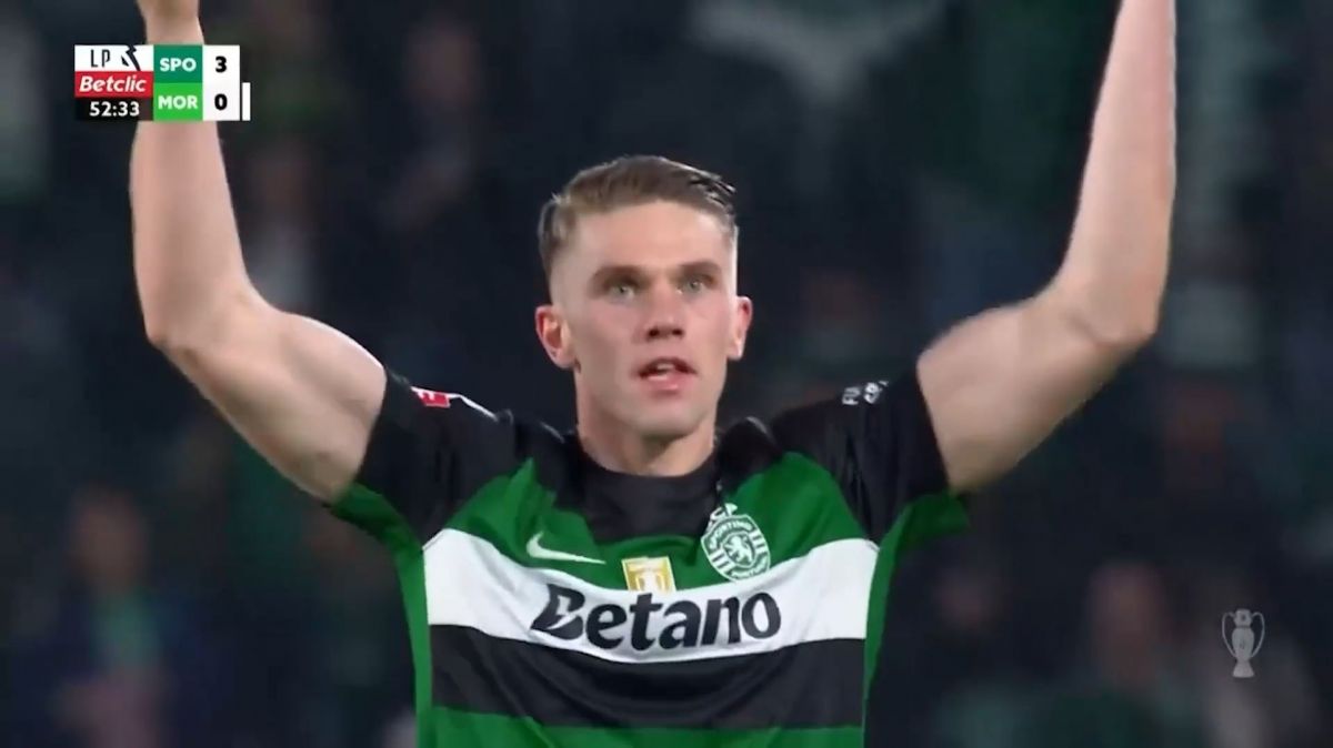 هتریک ویکتور گیوکرش ستاره اسپورتینگ برابر موریرنسه