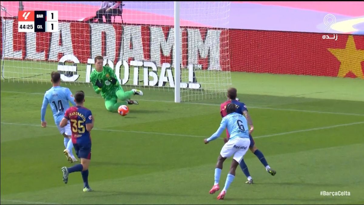 دبل سیو زیبای شزنی، مانع از گل دوم سلتاویگو