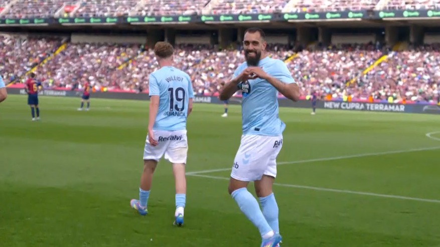 گل دوم سلتاویگو به بارسلونا (دبل ایگلسیاس)