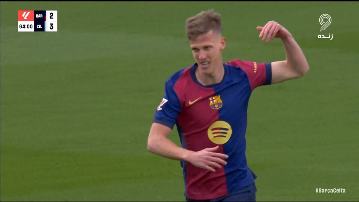 گل دوم بارسلونا به سلتاویگو (دنی اولمو)
