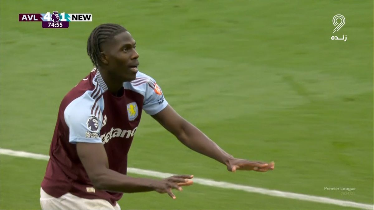 گل چهارم استون ویلا به نیوکاسل (شوت زیبای آمادو اونانا)