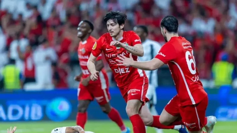 خلاصه بازی الجزیره 2-1 شباب الاهلی (نایب قهرمانی آزمون و عزت اللهی)