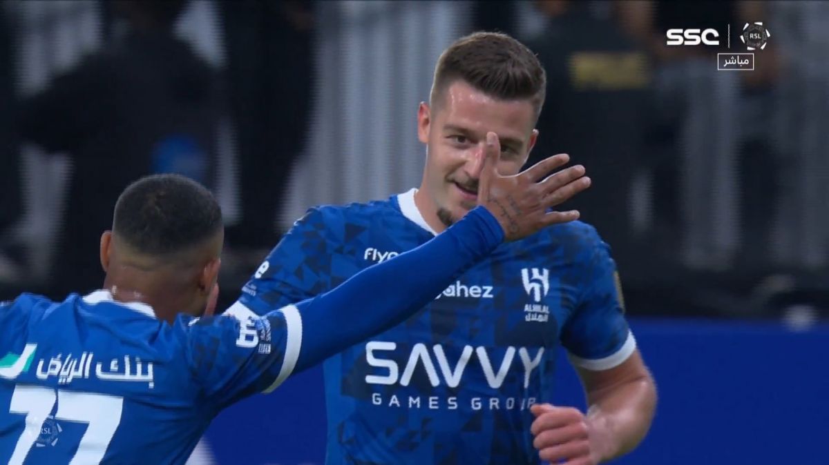 گل اول الهلال به الشباب (سرگی میلینکوویچ ساویچ)