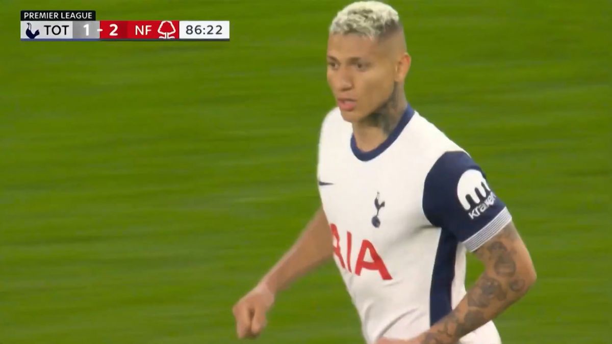 گل اول تاتنهام به ناتینگهام فارست (ریچارلیسون)