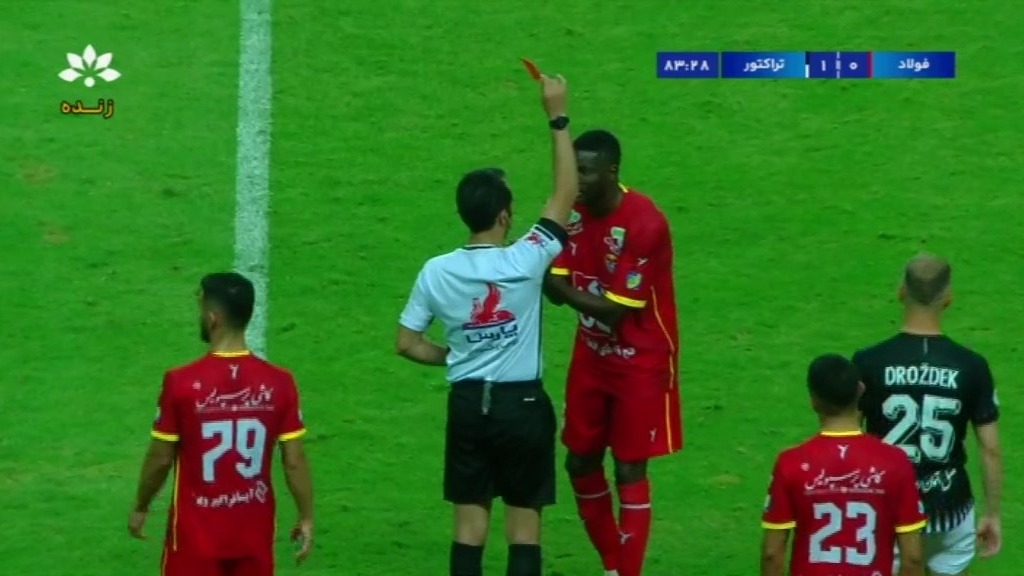 اخراج مستقیم کولیبالی مقابل تراکتور