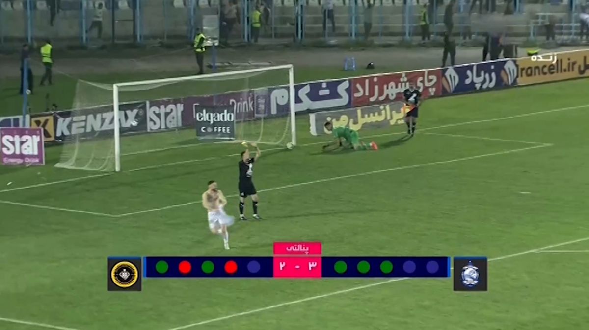 ضربات پنالتی بازی ملوان 4-2 سپاهان (جام حذفی)