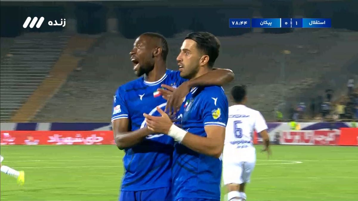گل دوم استقلال به پیکان به دلیل آفساید مردود اعلام شد