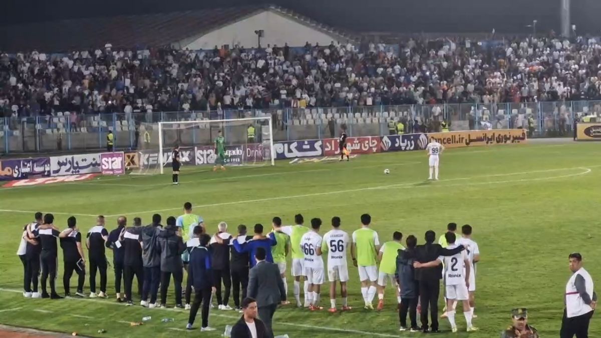 ضربات پنالتی ملوان - سپاهان از نگاه دوربین فوتبالی