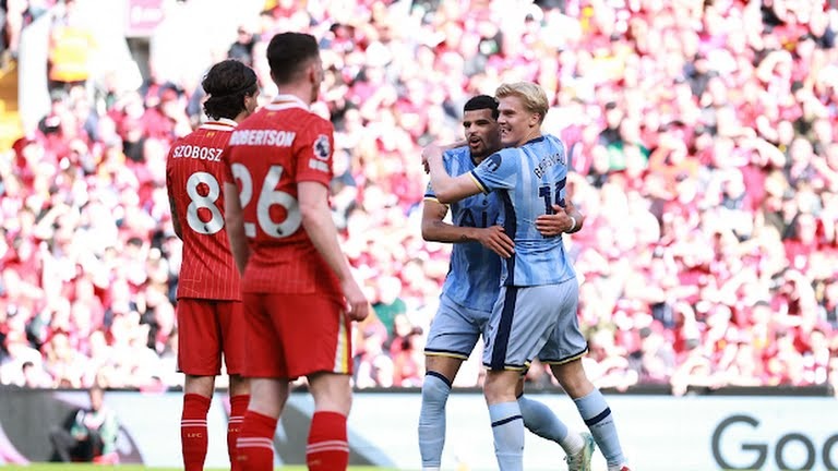 گل اول تاتنهام به لیورپول (سولانیکه)