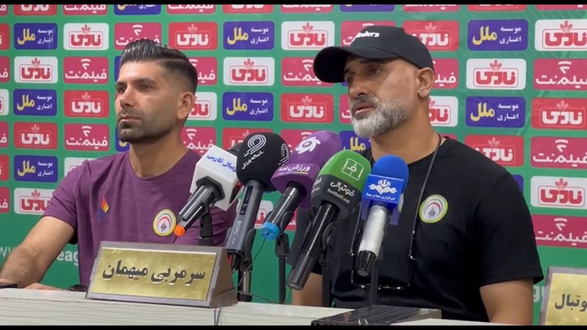 کنفرانس خبری مربی فجر سپاسی پس از بازی با مس شهر بابک
