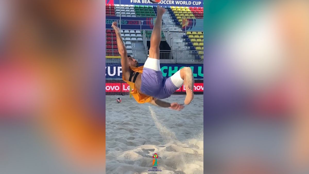 لحظاتی از تمرینات تیم ملی فوتبال ساحلی در شهر ویکتوریا