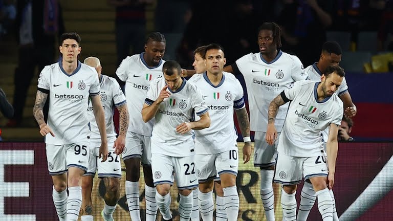 گل اول اینتر به بارسلونا (سوپرگل مارکوس تورام ثانیه 30)