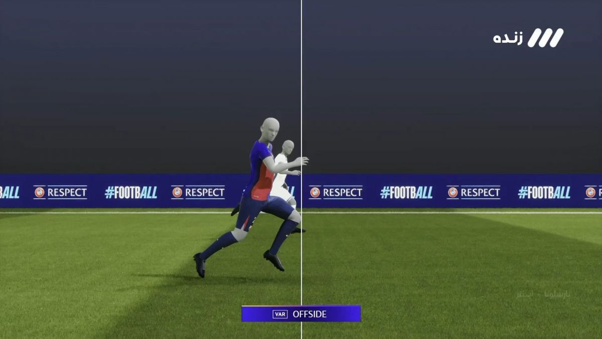 گل چهارم اینتر به بارسلونا به دلیل آفساید میلیمتری مردود اعلام شد