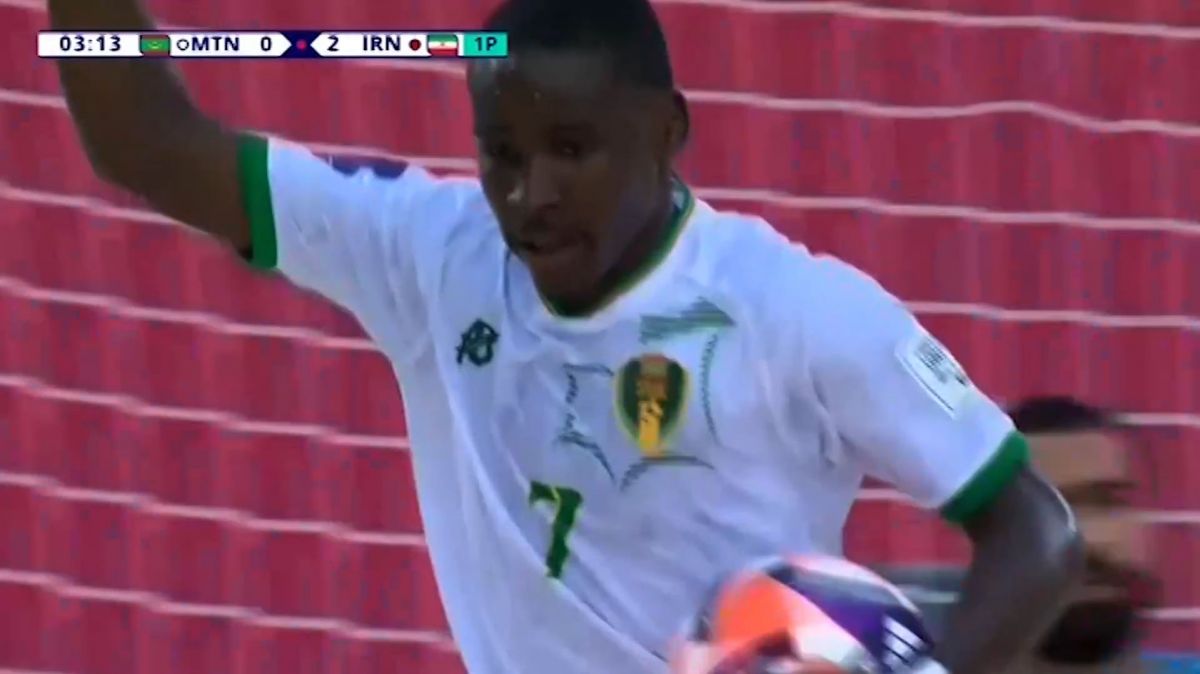 گل اول تیم ملی فوتبال ساحلی موریتانی به ایران