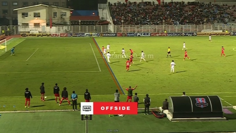 گل اول نساجی به هوادار به دلیل آفساید 3 میلیمتری مردود اعلام شد