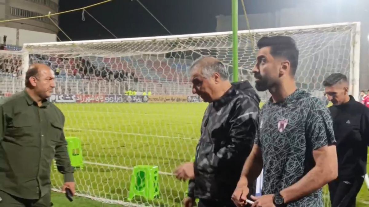 اشک‌های ساکت الهامی و شعار بی غیرت هواداران نساجی