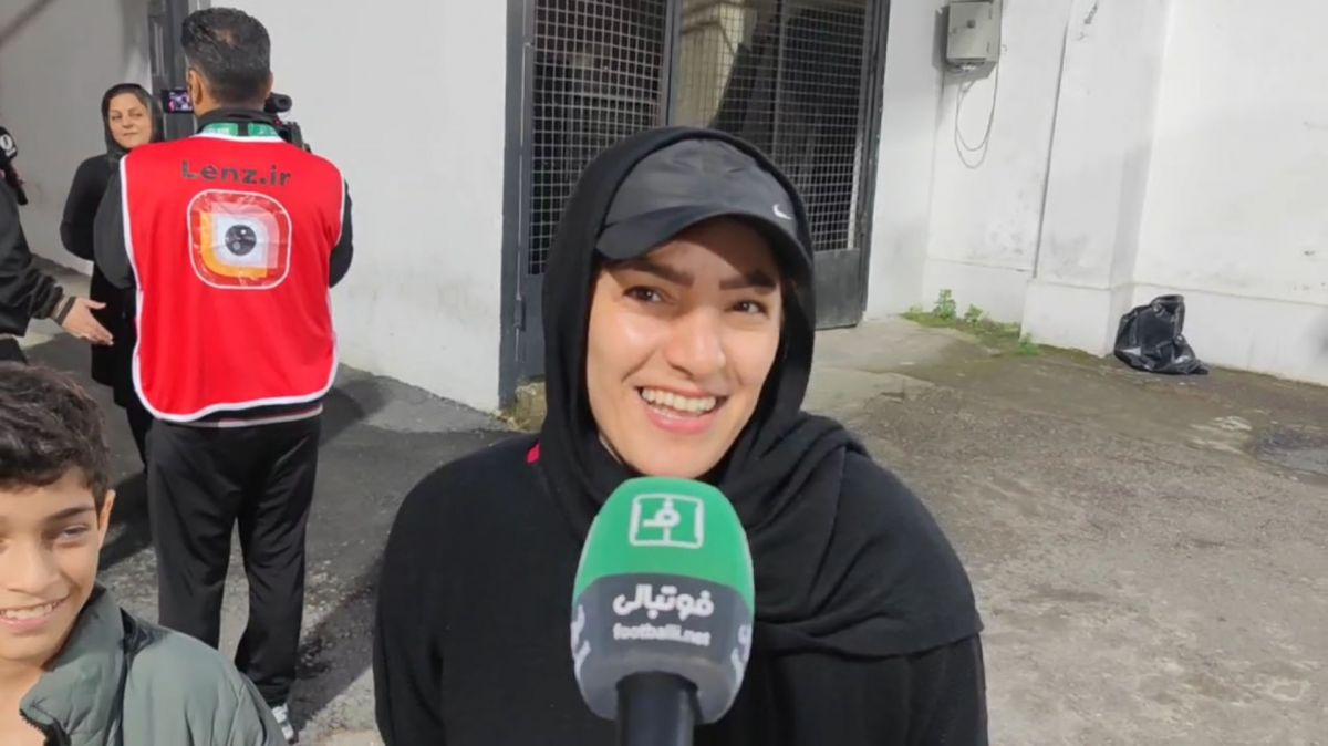 گفتوگوی جالب با مادر و فرزند طرفدار نساجی در حاشیه بازی با هوادار