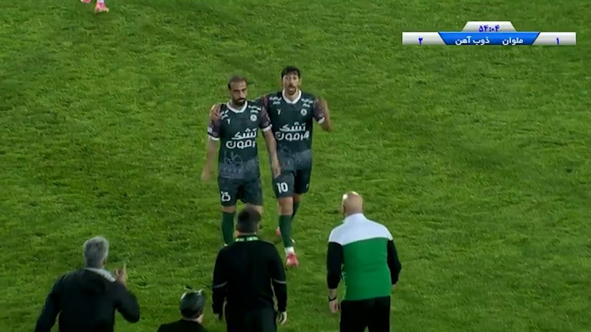 گل سوم ذوب آهن به ملوان (محسن آذرباد)