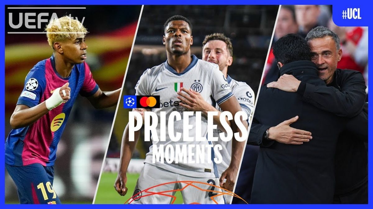 لحظات جذاب دیدارهای رفت نیمه نهایی لیگ قهرمانان اروپا 2024-2025