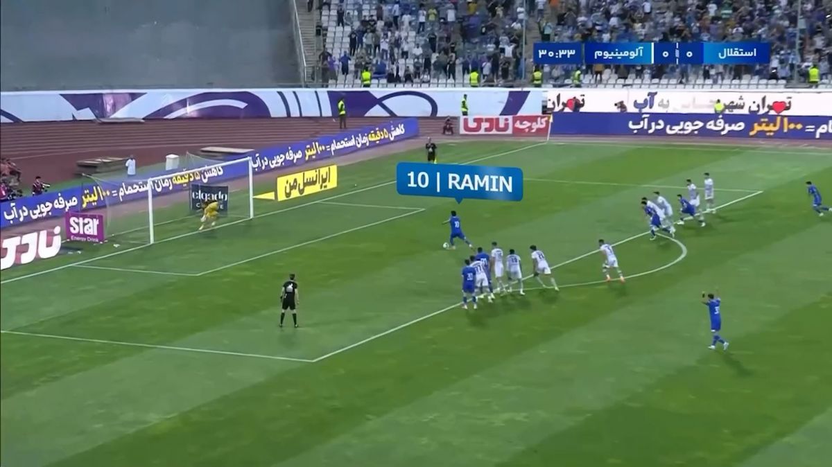 آنالیز اختصاصی گل‌های بازی استقلال 5-1 آلومینیوم اراک