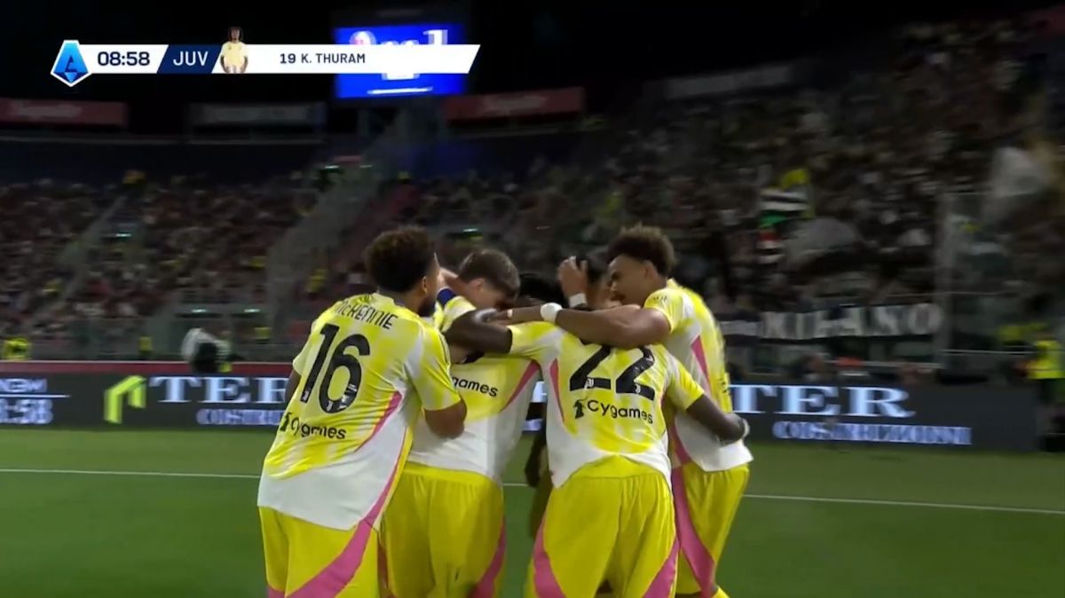 گل اول یوونتوس به بولونیا (خفرن تورام)