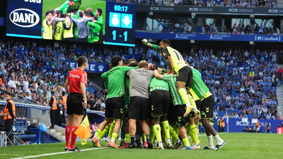 گل دوم رئال بتیس به اسپانیول (سوپرگل آنتونی در دقیقه 91)