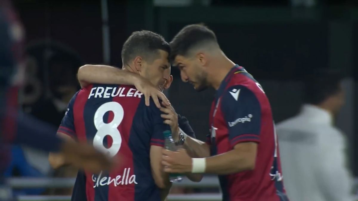 گل اول بولونیا به یوونتوس (رمو فرویلر)