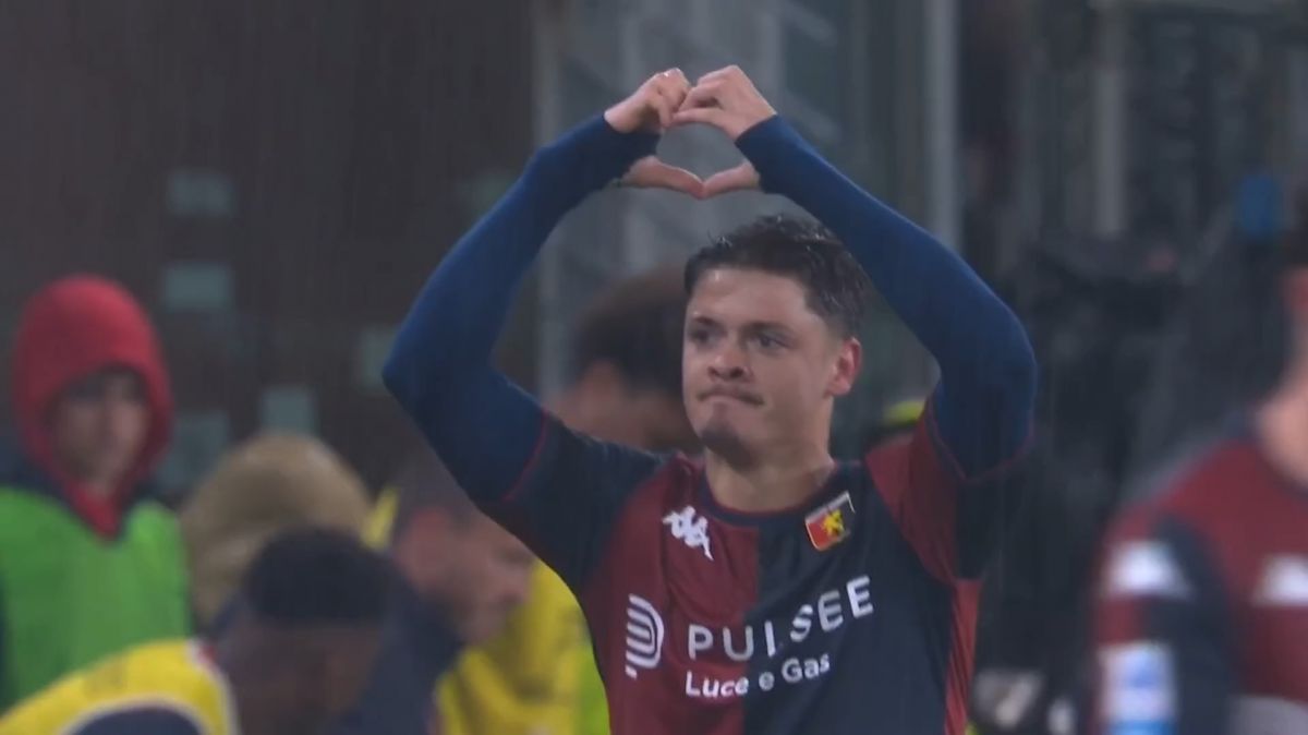 گل اول جنوا به میلان (ویتور اولیویرا)