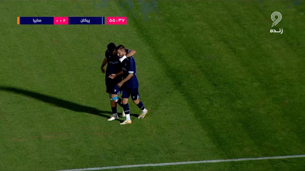 گل دوم پیکان به سایپا (علی فتحی)