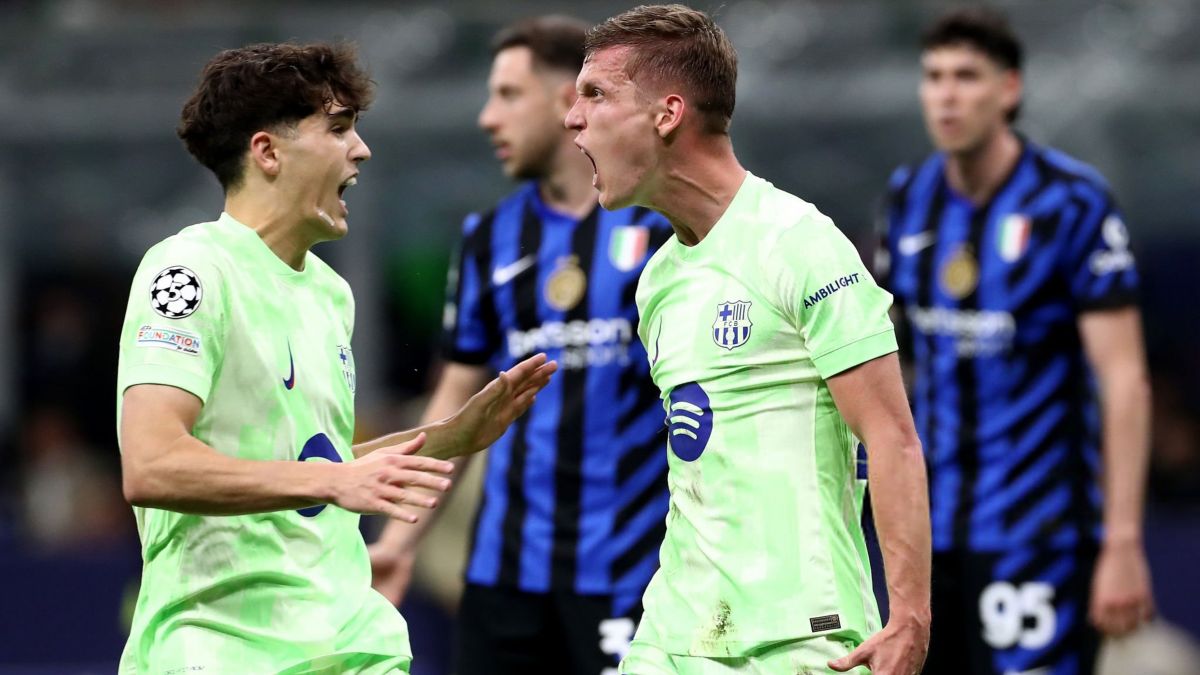 گل دوم بارسلونا به اینتر (دنی اولمو)