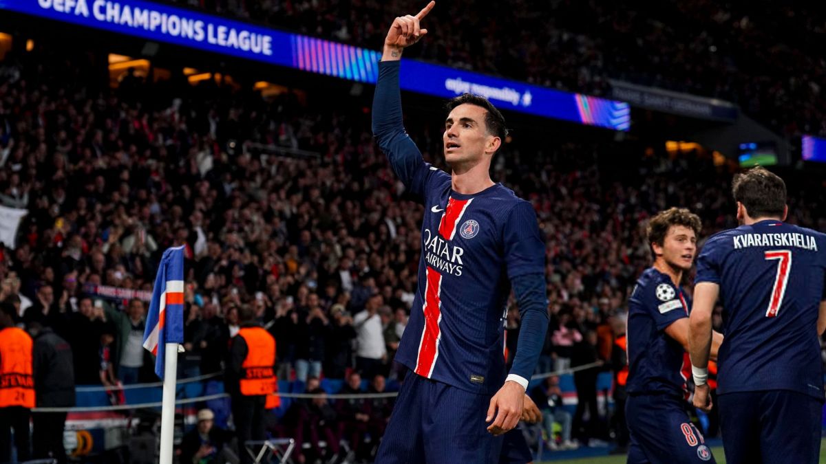 گل اول پاری سن ژرمن به آرسنال (سوپرگل فابین رویز)