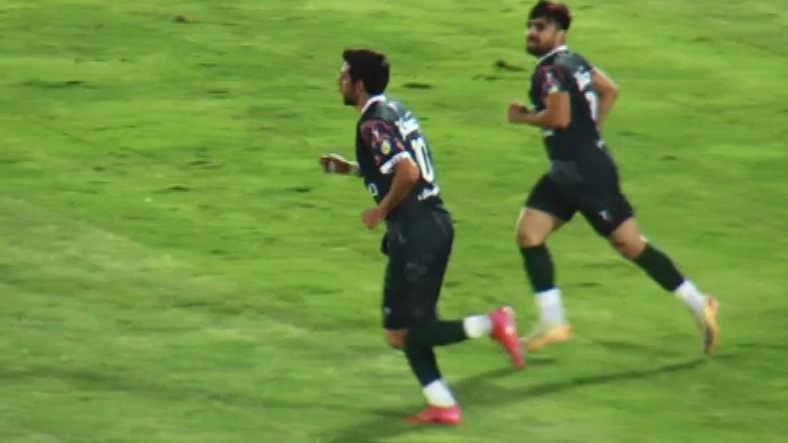 گل دوم ذوب آهن به مس رفسنجان (سوپرگل چیپ مرتضی تبریزی)