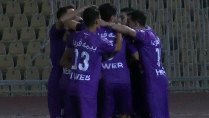 گل اول هوادار به سپاهان (کریم اسلامی)